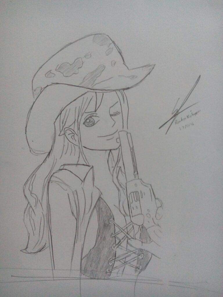 Nami Character Drawing From One Piece Fan Art Amino Amino