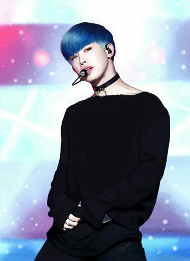 Sexy men with blue hair. | K-Pop Amino