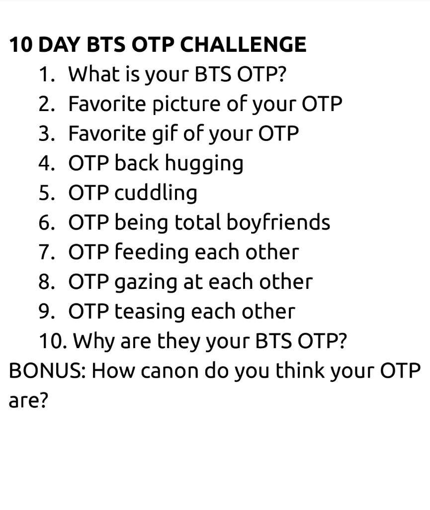 BTS OTP Challenge ~ Day 6 | ARMY's Amino