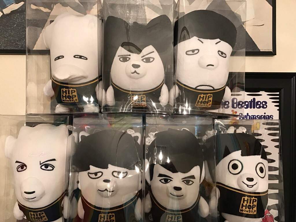 bts hiphop monster figure