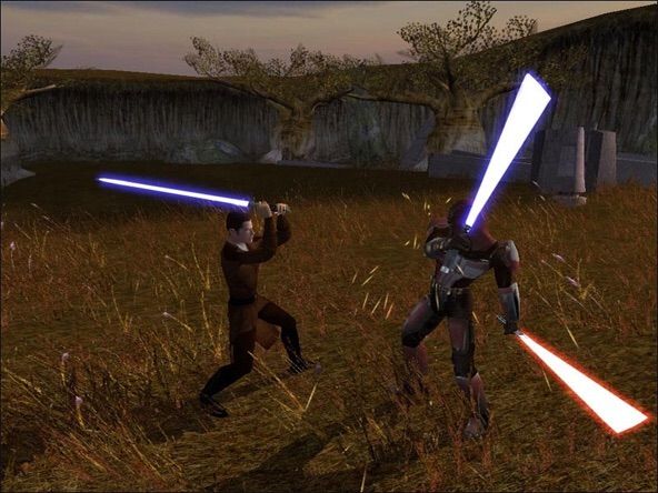 when do you get a lightsaber in kotor