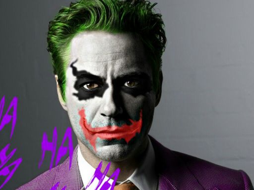 Robert Downey Jr ( fanart joker ) | •Cómics• Amino