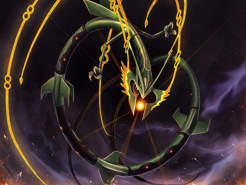 mega rayquaza playmat