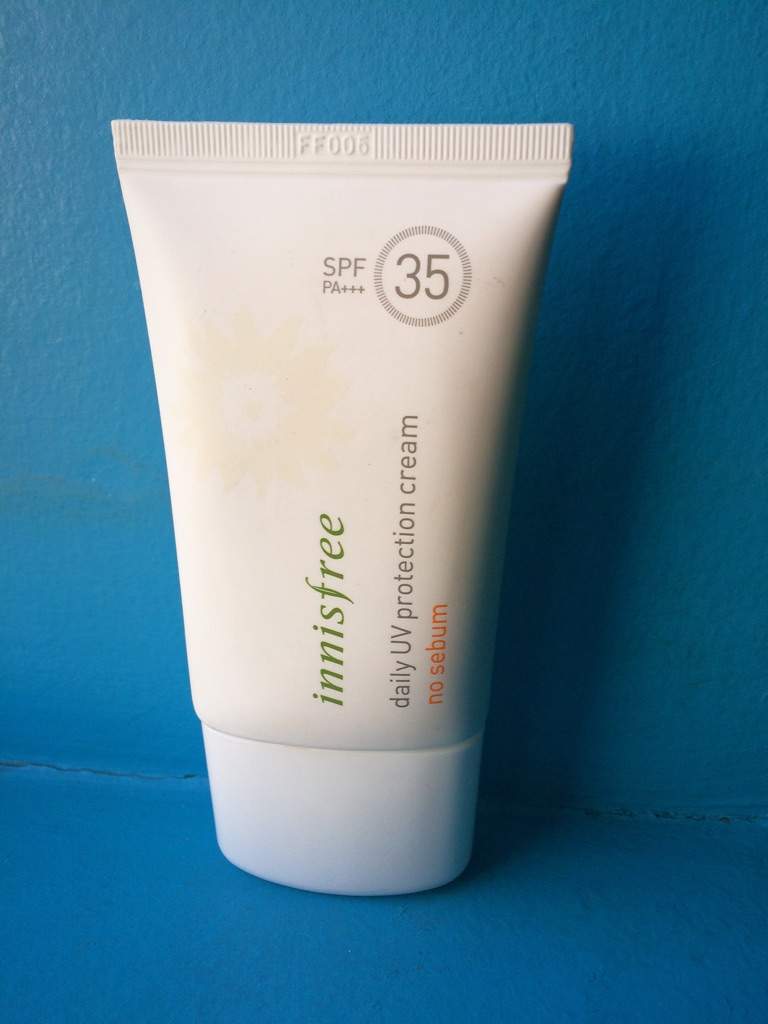 review innisfree daily uv protection cream no sebum