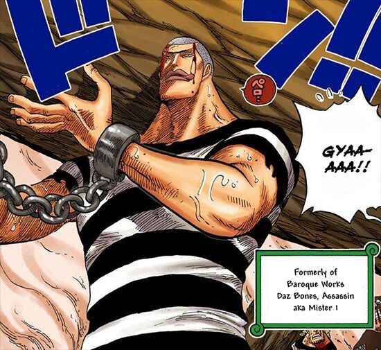 Character Analysis Daz Mr 1 Bones One Piece Amino