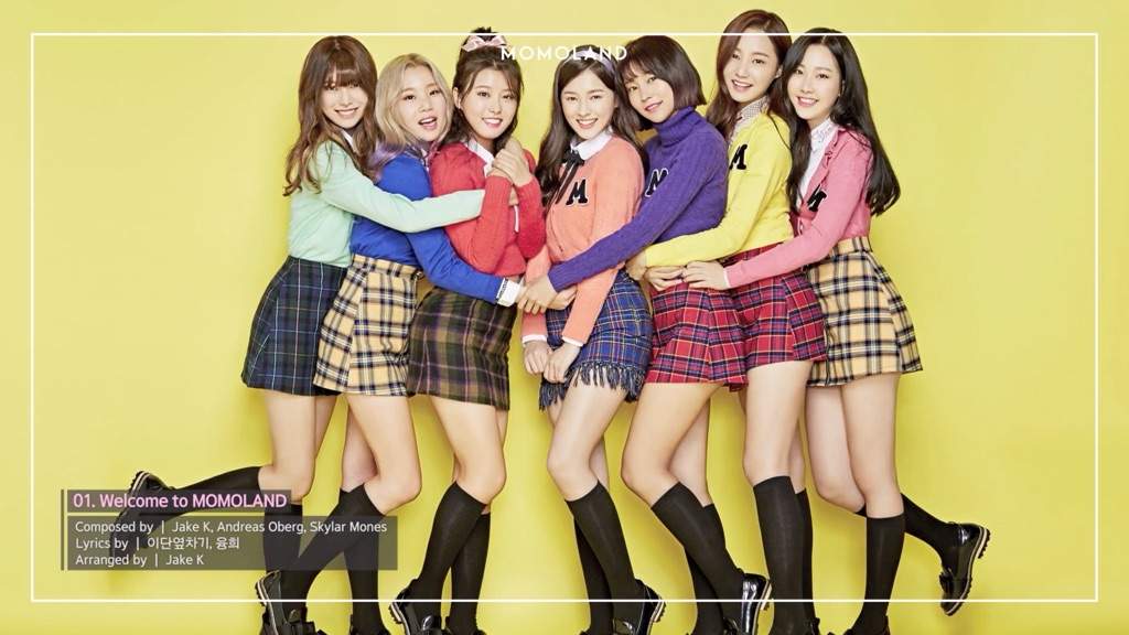 Momoland участницы фото с именами