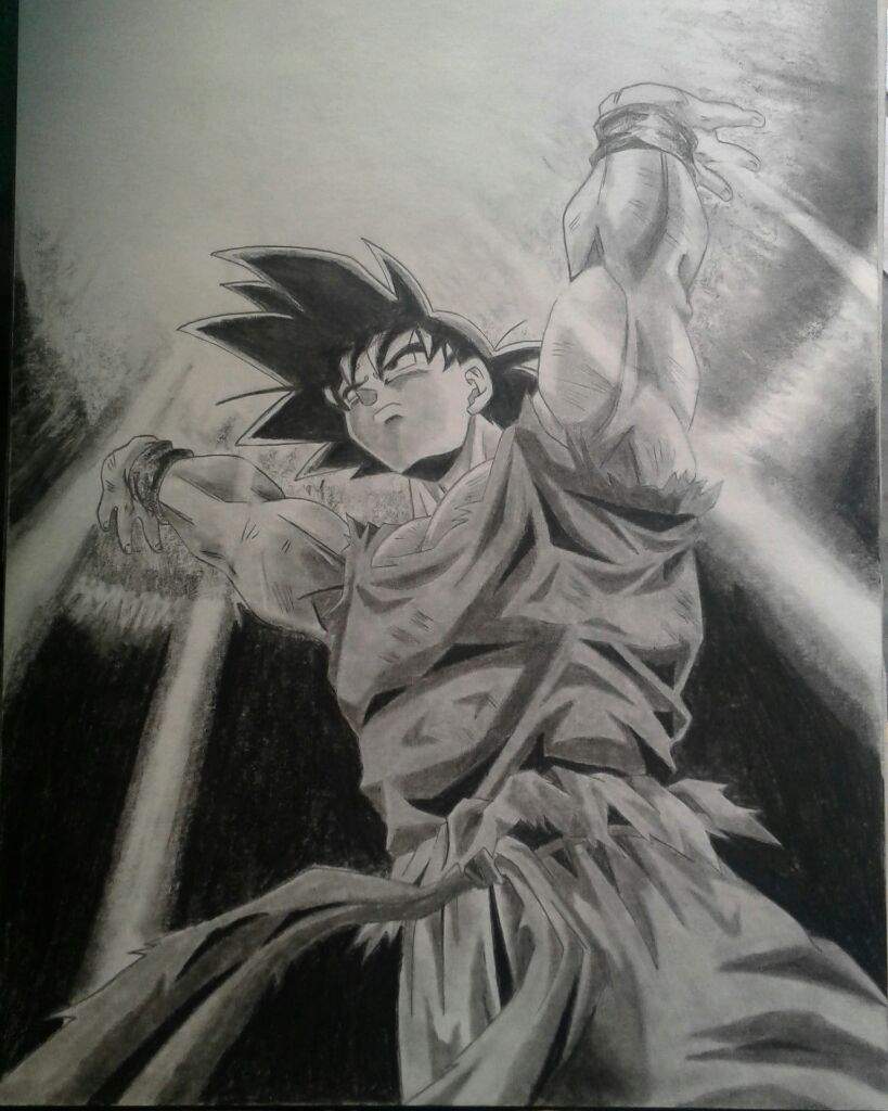 Dibujo de goku genkidama | DRAGON BALL ESPAÑOL Amino