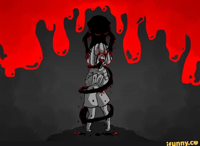 Undertale demon. Фриск демон.