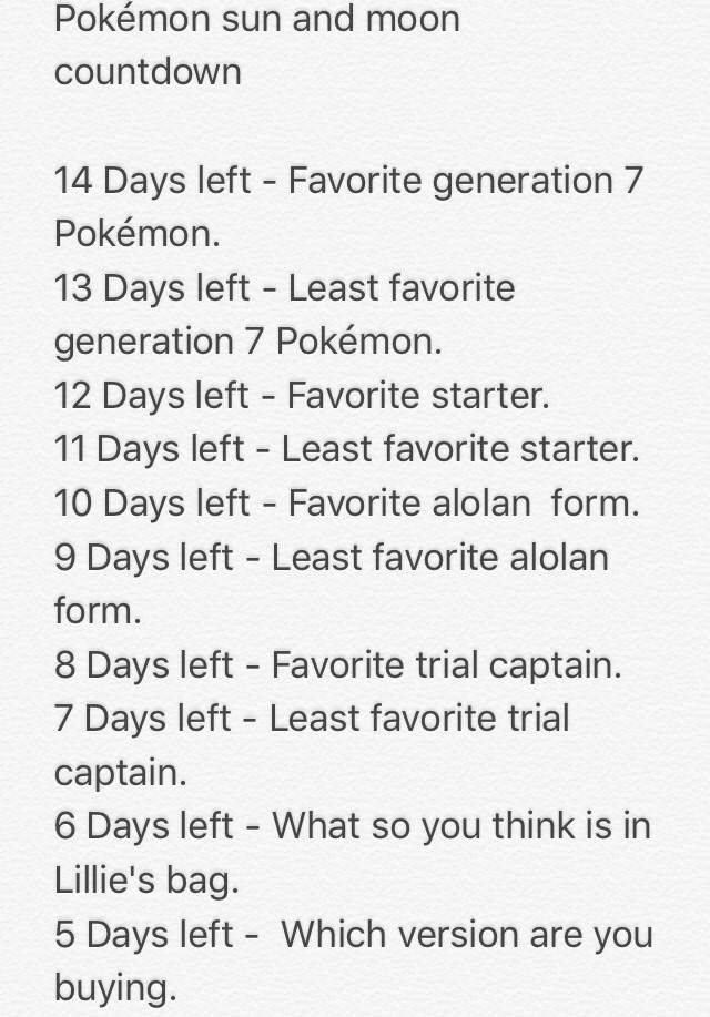 Sun And Moon Countdown 3 Days Pokemon Amino