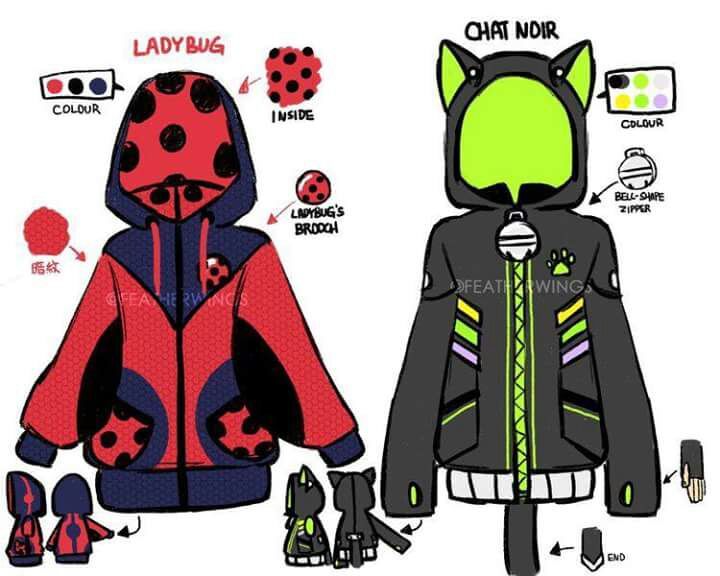 Chamarra De Ladybug Y Chat Noir Miraculous Ladybug Espanol Amino