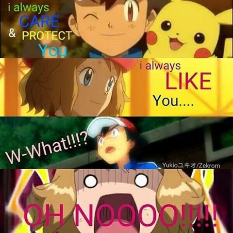 Ash and serena memes | Amourshipping Amino