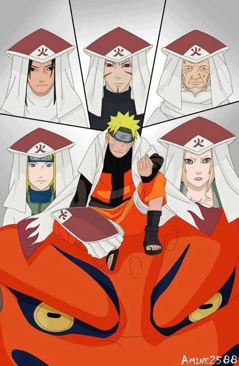 all 7 hokage statue