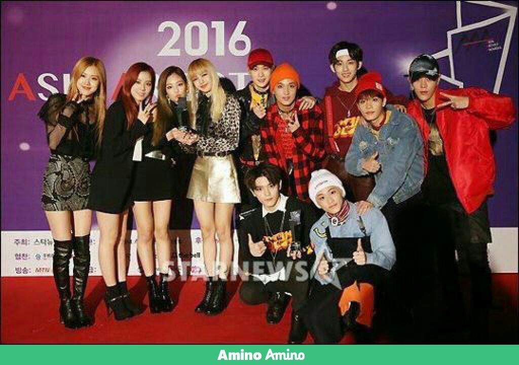 Congratulations To Blackpink And Nct For Winning Rookie Of The Year Asia Artist Awards Nct 엔시티 Amino