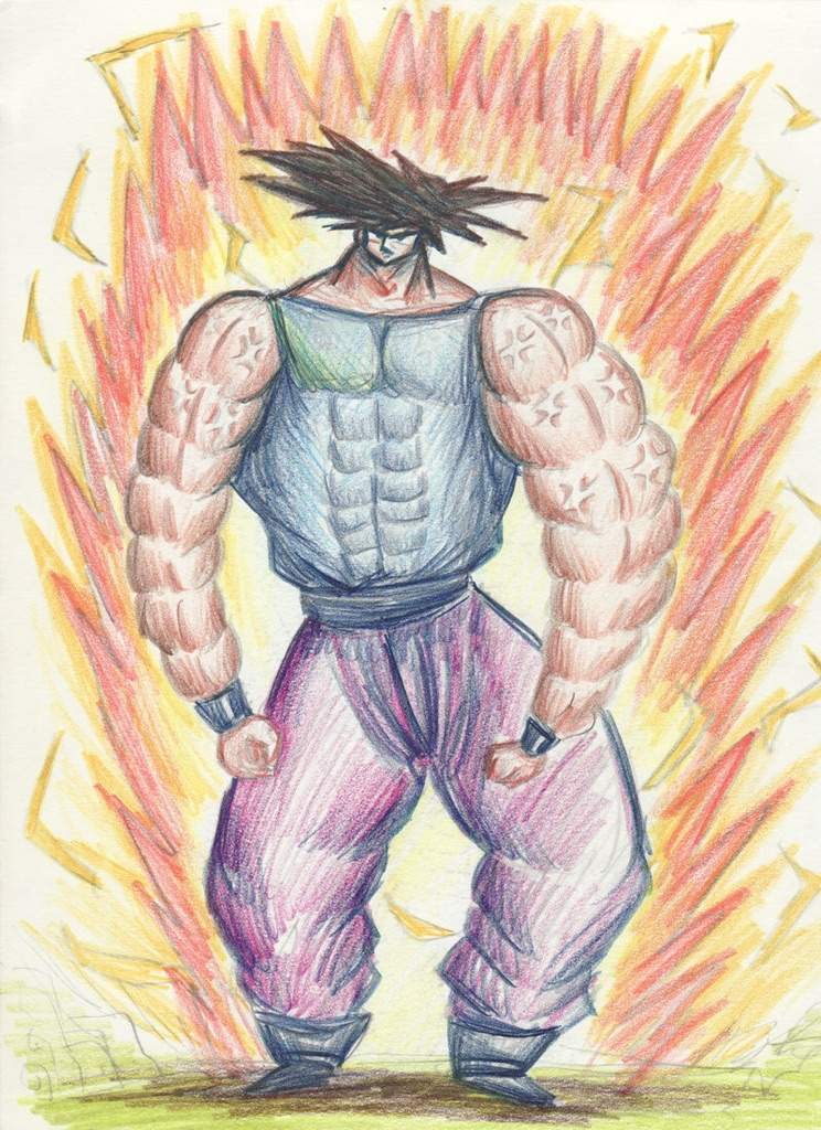 Goku Drawing Hard