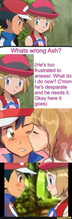 Ash and serena memes | Amourshipping Amino