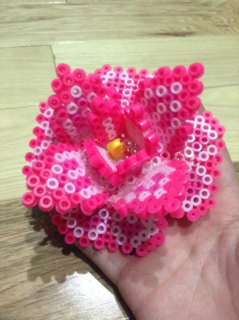 Hawaii 3D Perler Bead Flower | Crafty Amino