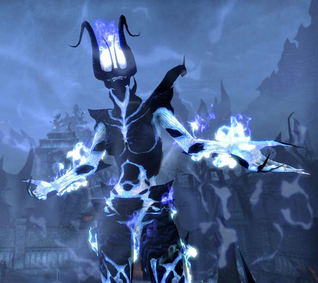 Molag's beef with the flame atronach.