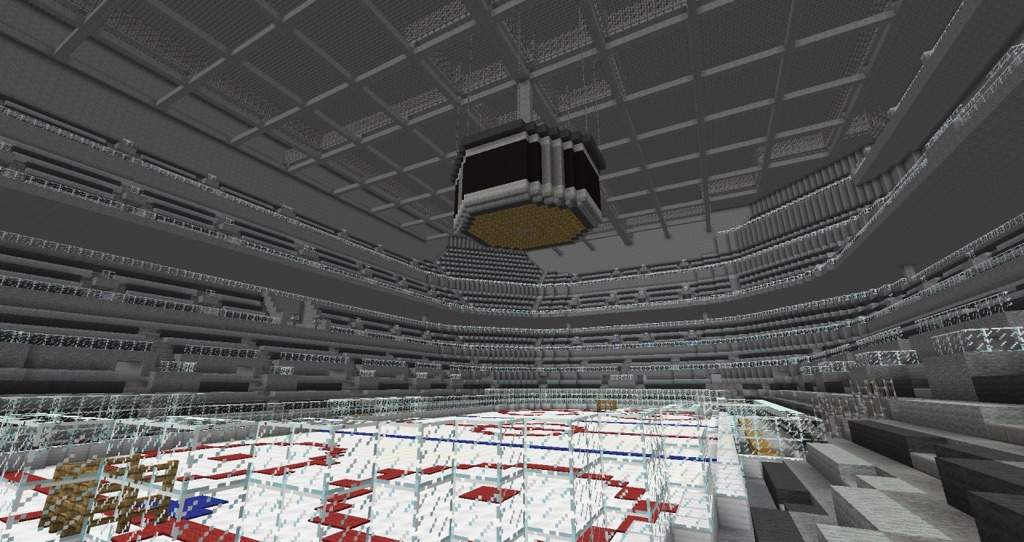 Ice Hockey Stadium Minecraft Pe