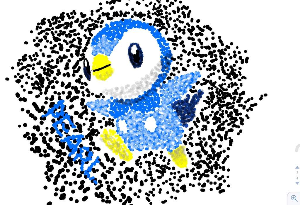 Pointillism - Piplup | Pokémon Amino