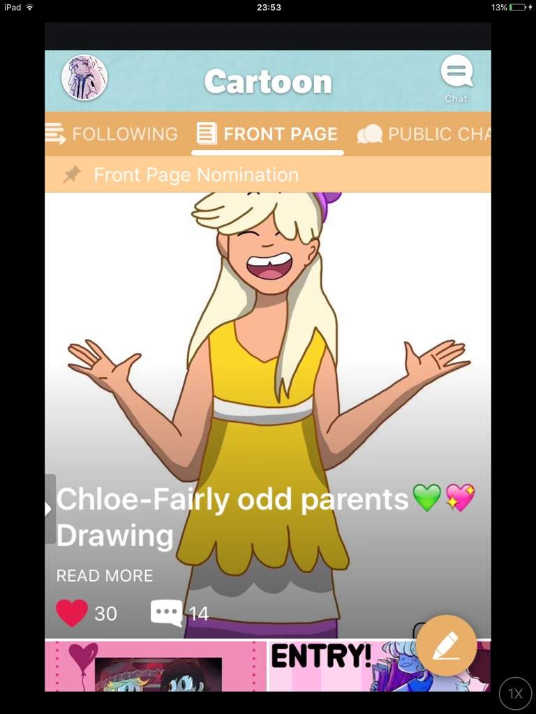 Chloe-Fairly Odd Parents💚💖 Drawing | Cartoon Amino