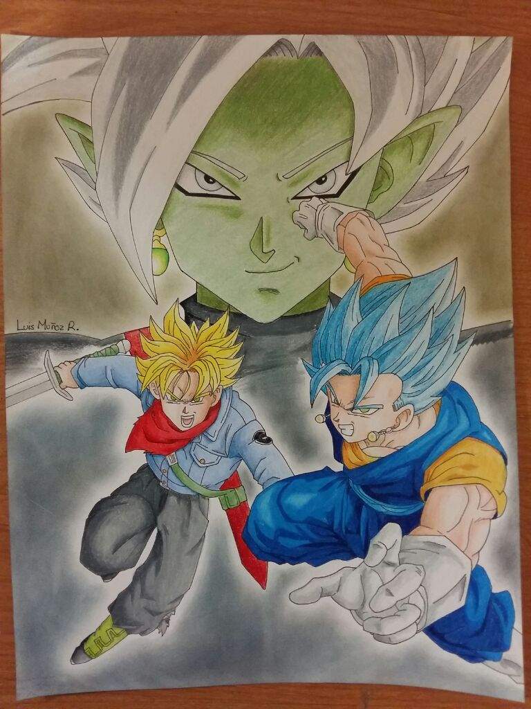 Vegetto & Trunks vs Zamasu Fusion. DragonBallZ Amino