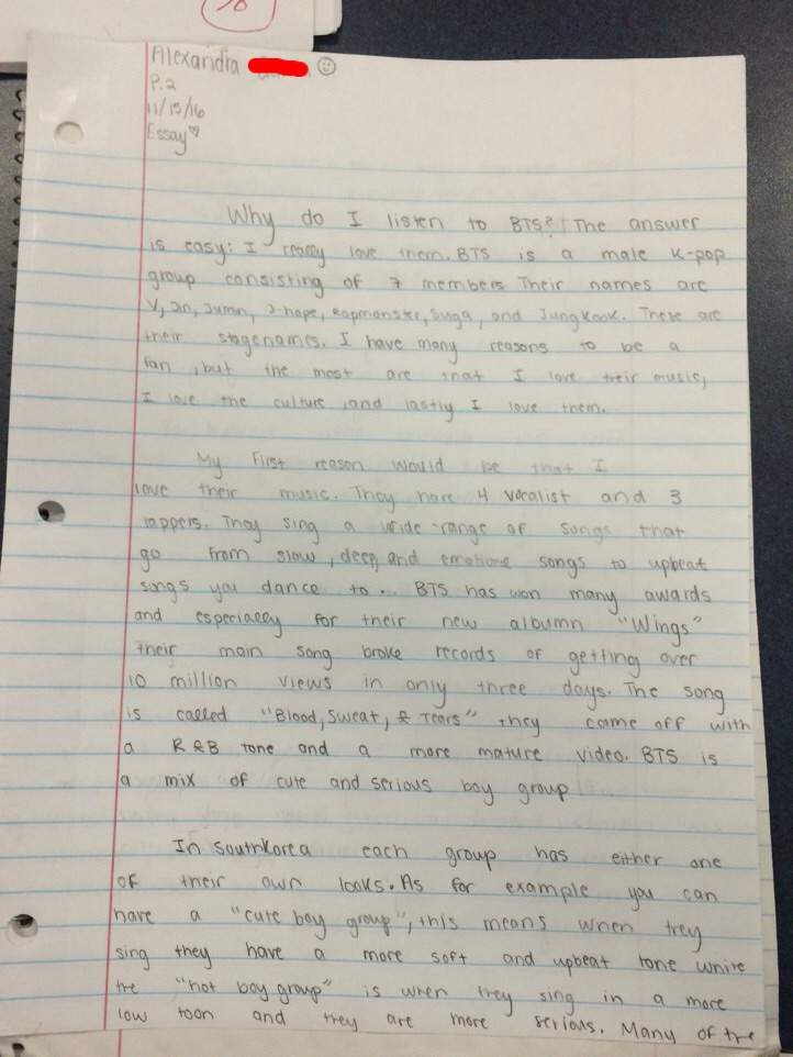essay about bts army
