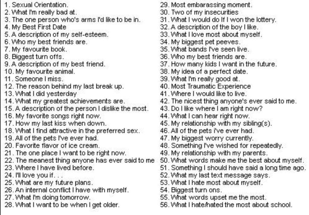 Pick a number(or numbers) and I'll answer it as honestly as I can 