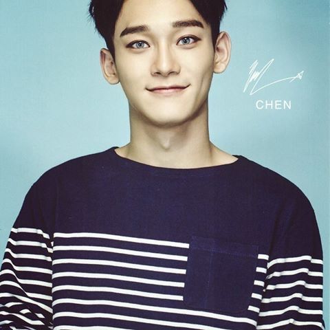 Exos Chen with blue eyes ️ | K-Pop Amino