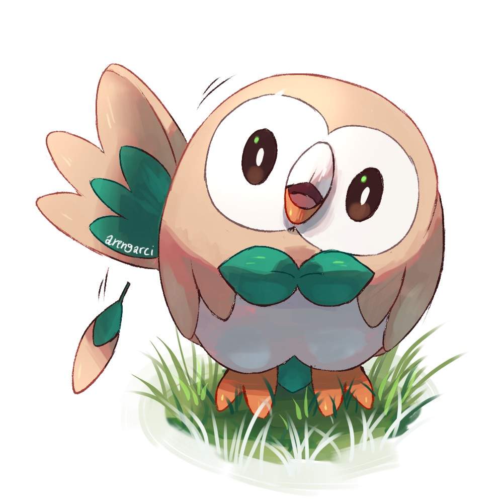 rowlet pokemon center