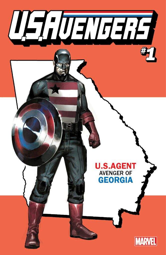 53 State Variant Covers For U S Avengers 1 Comics Amino