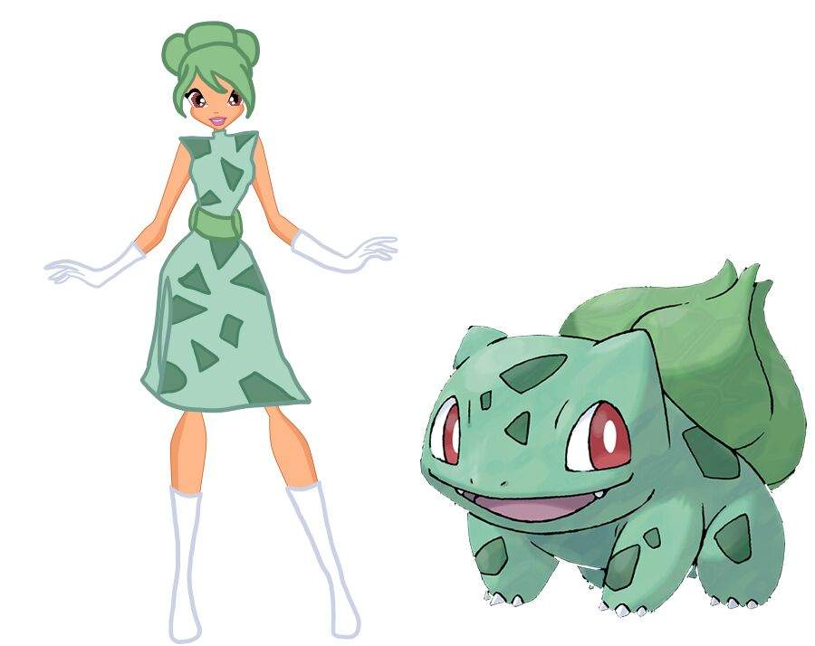 Bulbasaur line human designs | Pokémon Amino