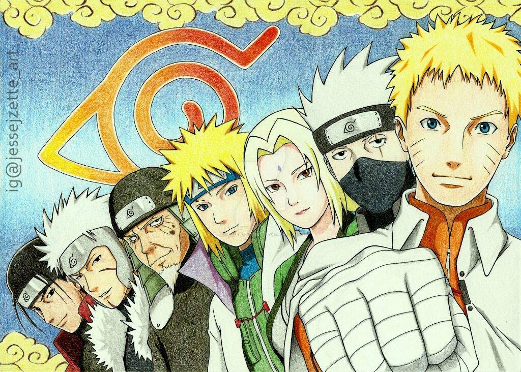 Todos los Hokages de Naruto y sus habilidades