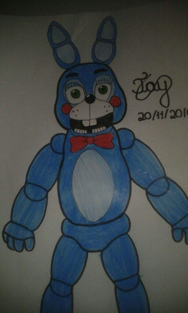 Desenho: Toy Bonnie | Five Nights at Freddys PT/BR Amino