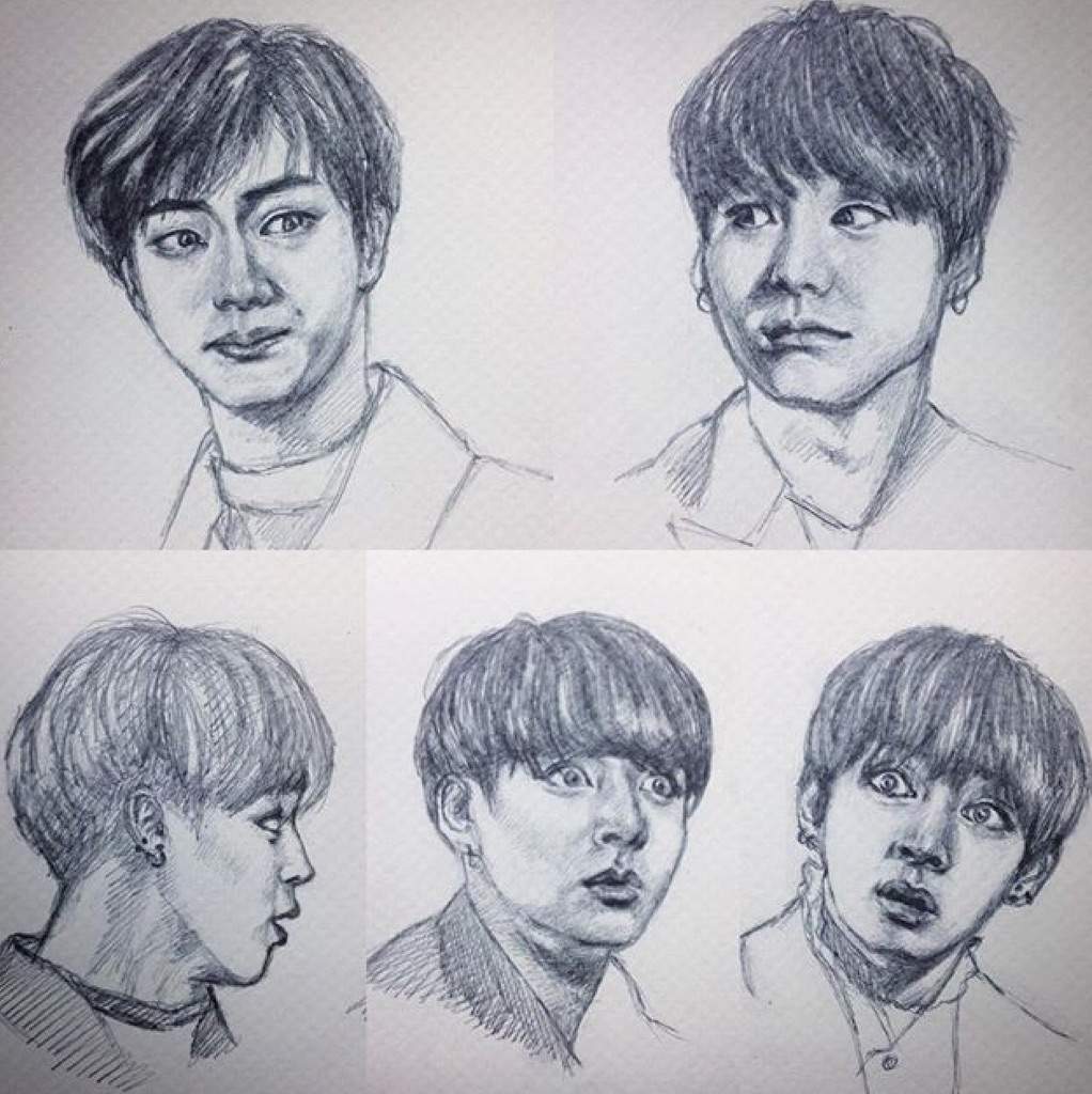 #4 Dibujos BTS | ARMY's Amino Amino