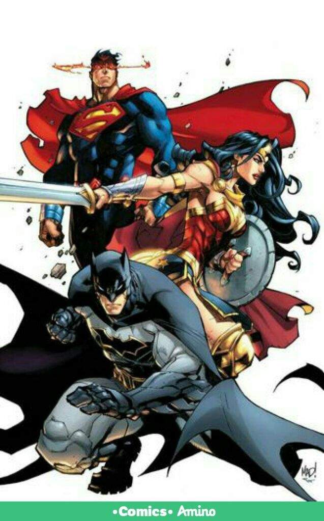 SUPERMAN,LA MUJER MARAVILLA Y BATMAN | •Cómics• Amino