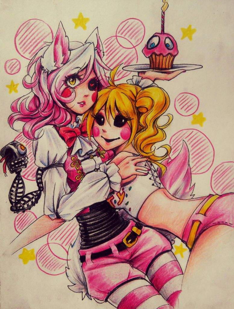 Mangle x Toy Chica.