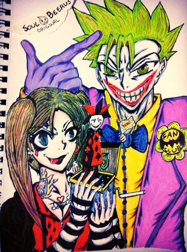 Comic X Manga Drawing #1 - Joker & Harley | Anime Amino