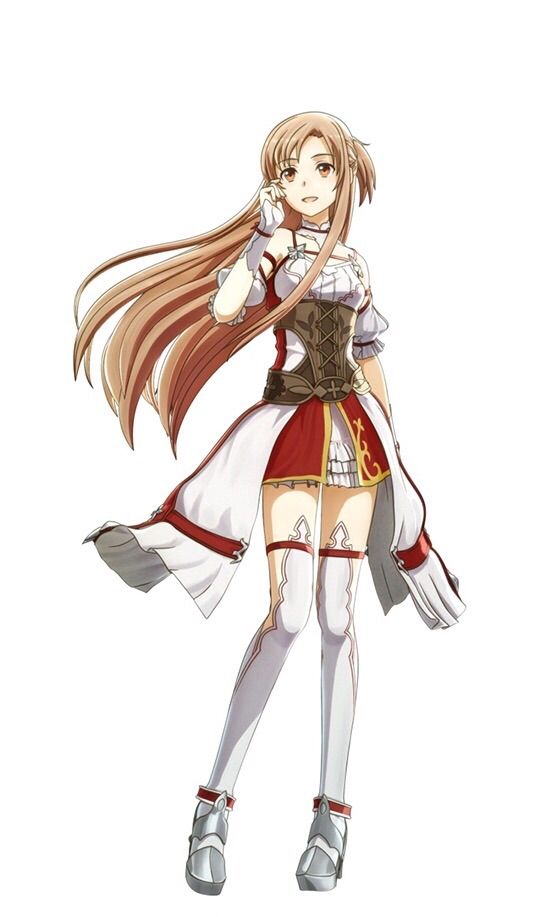 Proceso de dibujo: Asuna Yuuki (Sword Art Online) | •Anime• Amino