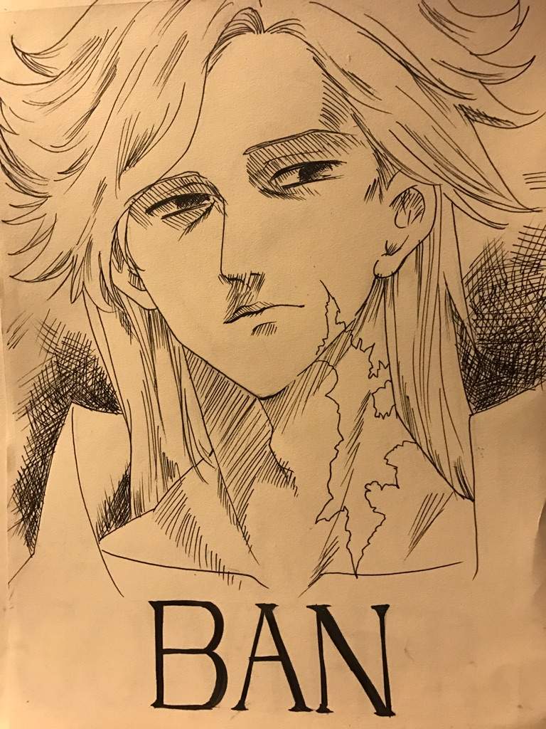Nanatsu no taizai: Ban wanted poster.