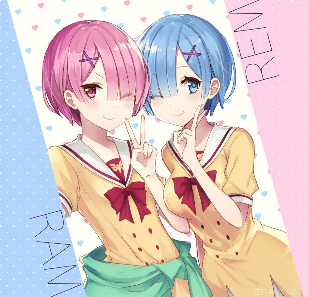 rem and ram twins