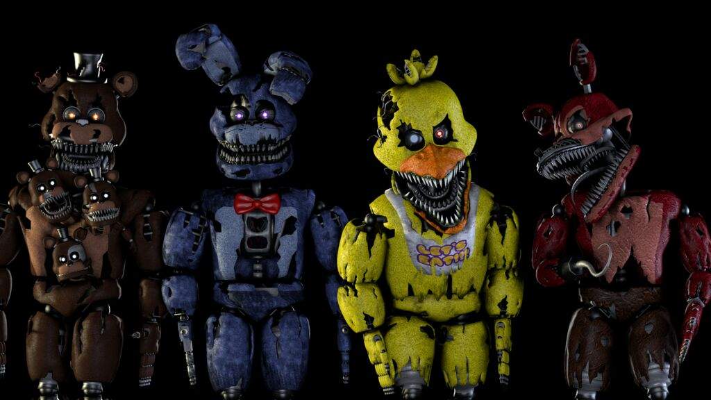 Qual melhor animatronic Nightmare | Five Nights at Freddys PT/BR Amino