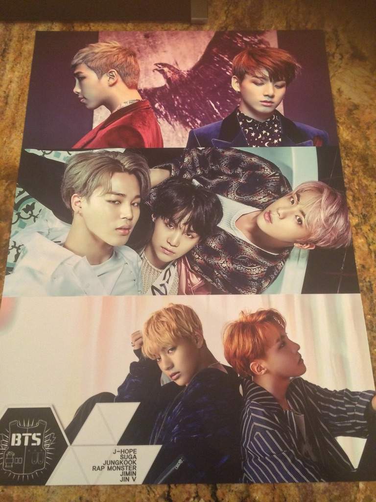 Found these awesome BTS WINGS posters at a Pop Cult in my local mall ...