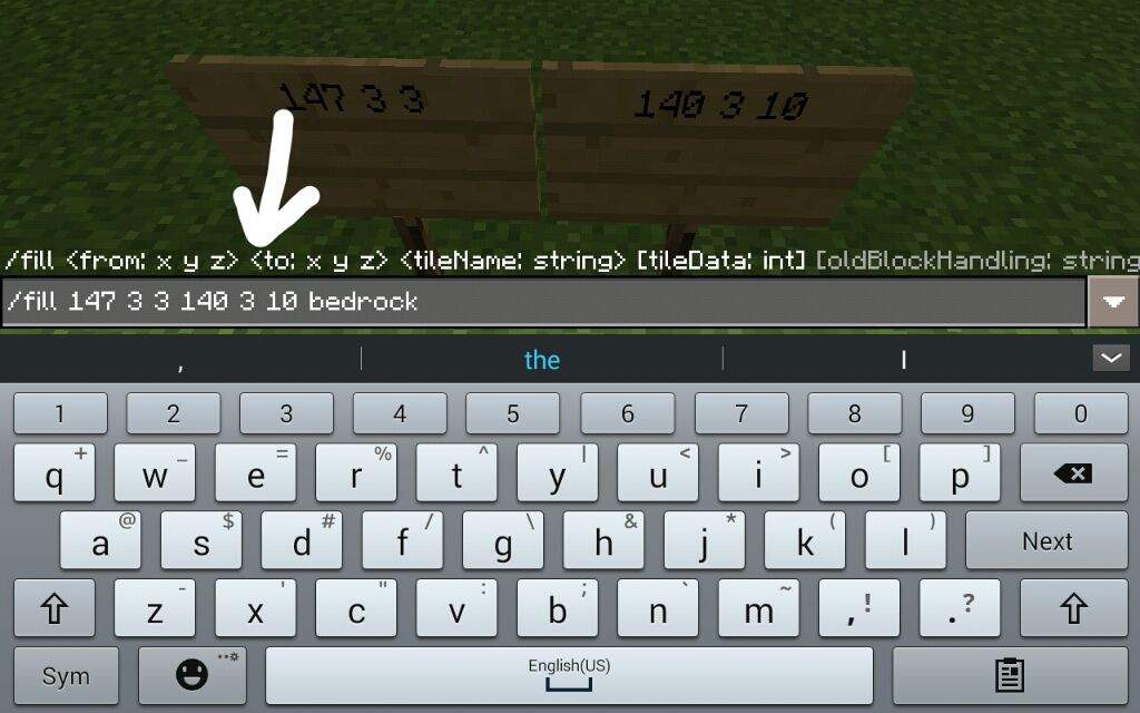 Tutorial How To Use Fill Command In Mcpe Featured Minecraft Amino