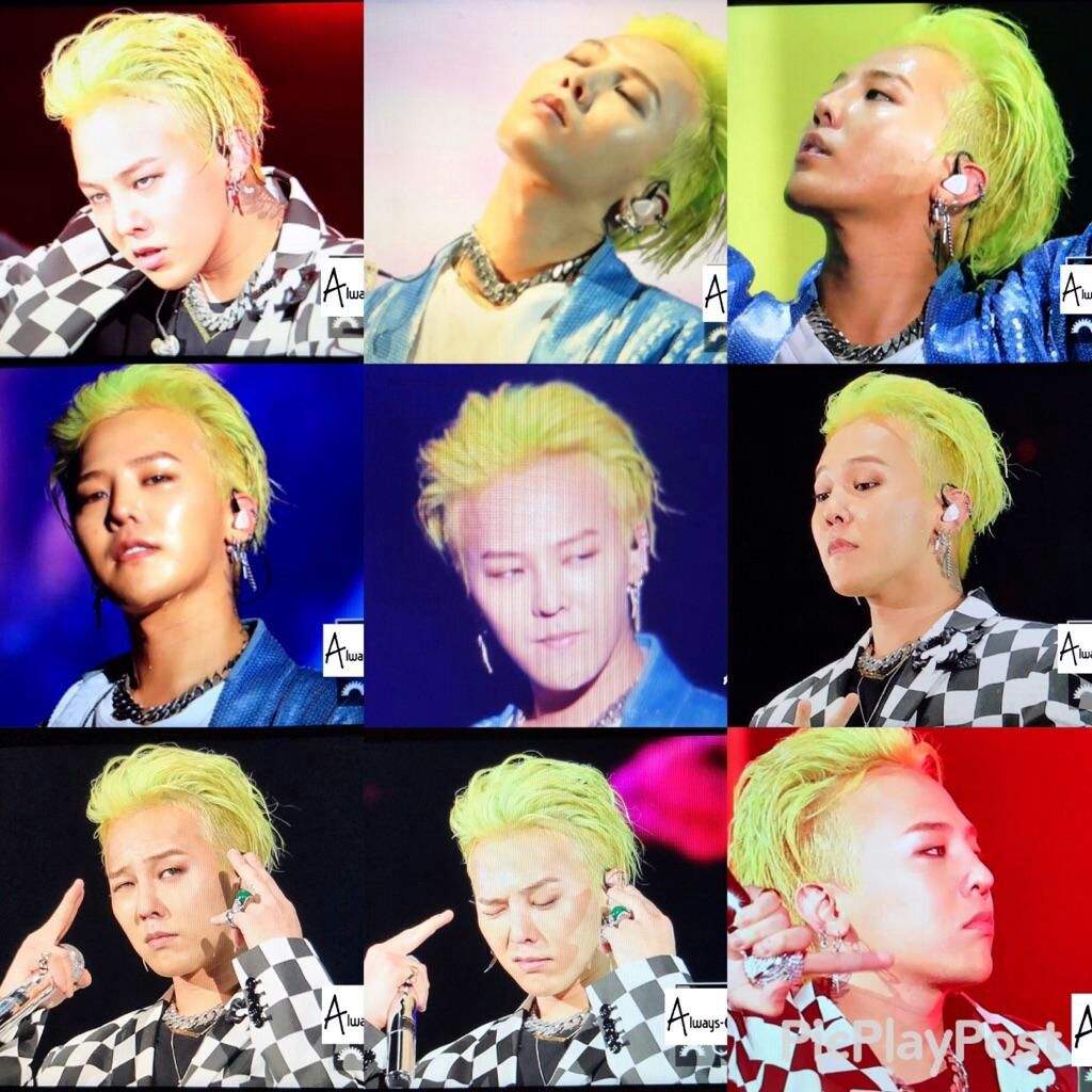 G Dragon and Green Hair... | K-Pop Amino