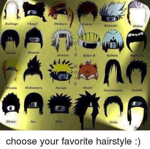 HAIRSTYLES | Naruto Amino