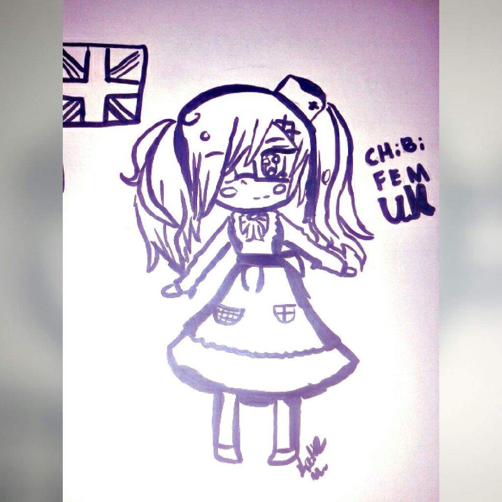 Chibi Nyo England Hetalia Amino