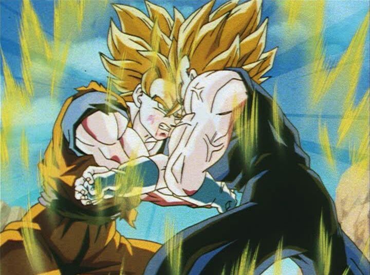 Goku vs majin Vegeta | DRAGON BALL ESPAÑOL Amino