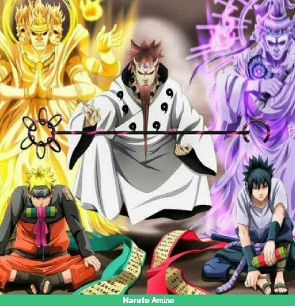 Rikudou e as encarnações de indra e ashura | Naruto Amino