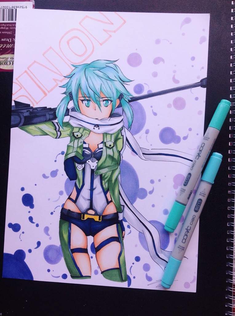 Sinon Copic Drawing Sao Anime Amino