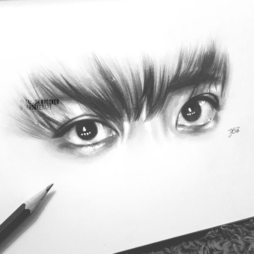 Drawings: Chanyeol, Baekhyun and Jungkooks Eyes! | K-Pop Amino